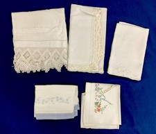 Vintage linen huckaback for sale  TORQUAY