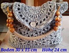Tasche handtasche gehäkelt gebraucht kaufen  Selb