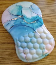 Mouse pad ergonômico suporte de pulso espuma com memória com design multicolorido 12 polegadas de comprimento comprar usado  Enviando para Brazil