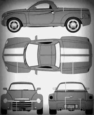 Chevrolet ssr blueprint for sale  UK