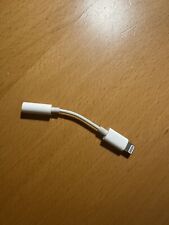 Apple Lightning para adaptador de entrada de fone de ouvido 3,5 mm original do fabricante iPhone 7 8+ Xs 11  comprar usado  Enviando para Brazil