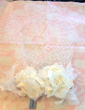 Fascinator weiß rosen gebraucht kaufen  Frankfurt am Main