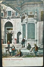 CARTÃO POSTAL ITALIANO PO's IN CONSTANTINOPLE 13 JAN 1913 ENVIADO PARA ITÁLIA comprar usado  Enviando para Brazil