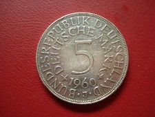 Brd 1960 silberadler gebraucht kaufen  Deutschland