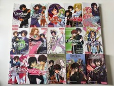 Lote completo de mangá Code Geass série principal 1-8 + mangá spinoff e light novels comprar usado  Enviando para Brazil