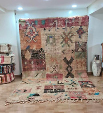 Usado, Moroccan 6.5x9.5 FT Rug Unique Wool Handmade Boho Artistic Geometric Berber rug comprar usado  Enviando para Brazil