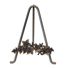 Cavalete de mesa de metal 7" de altura com flores na frente comprar usado  Enviando para Brazil