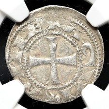 ANGLO-GÁLICO, Aquitânia. Denier de prata Richard I “The Lionheart”, NGC AU50 comprar usado  Enviando para Brazil