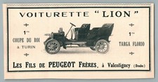 Voiturette lion peugeot d'occasion  Viry-Châtillon