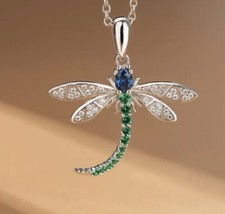 Halskette libelle kristallstei gebraucht kaufen  Berlin