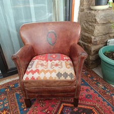 real leather chairs for sale  WREXHAM