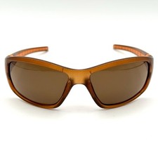 Usado, Óculos de sol Pugs #A4 designer envoltório marrom laranja armação esportiva ativa e lentes comprar usado  Enviando para Brazil