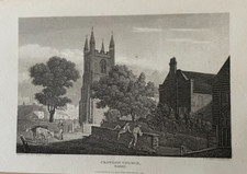 IMPRESSÃO ANTIGA IGREJA CROYDON DE LONDRES SURREY 1813 PUBLICADA POR JOHN HARRIS comprar usado  Enviando para Brazil