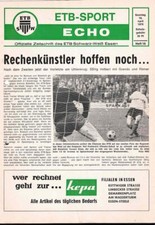 Fussball programmheft schwarz gebraucht kaufen  Wiesenbach