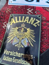 Emaille schild allianz gebraucht kaufen  Igersheim
