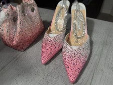 Ombré pink shoe for sale  MANCHESTER