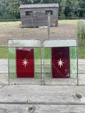 Pair antique stained for sale  DERBY