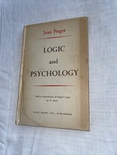 1st / 1st - 1957 - Jean Piaget - LOGIC AND PSYCHOLOGY  HC Basic Books vtg comprar usado  Enviando para Brazil