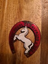 Enamel horseshoe badge for sale  WAKEFIELD