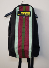 Usado, Mochila RARA ESCALADA ORGÂNICA Preta Alças Acolchoadas Nylon Durável 14x22x9 NOVA comprar usado  Enviando para Brazil