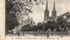 Cpa quimper boulevard d'occasion  Saint-Amans-Soult