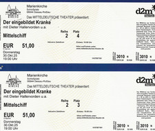 Tickets eingebildet kranke gebraucht kaufen  Dresden