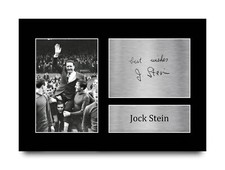 Jock stein signed for sale  MANCHESTER