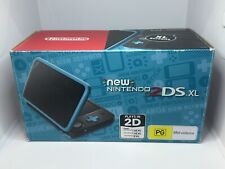 Consola Nintendo 2DS XL 'Nueva' - Negra y Azul - Cargador en Caja AUS PAL, usado segunda mano  Embacar hacia Argentina