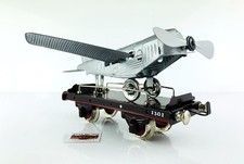 CR212 - PAYÁ 0 1306 - VAGÓN PLATAFORMA CON CARGA DE AVIÓN - NUEVO! comprar usado  Enviando para Brazil