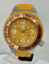 Relógio de pulso masculino 52mm SWISS LEGEND NEPTUNE laranja, CORRENDO comprar usado  Enviando para Brazil