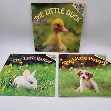 Usado, Vintage Please Read to Me The Little Duck Puppy Rabbit Childrens Book Lot BK048 comprar usado  Enviando para Brazil