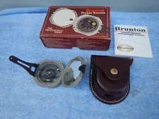 Brunton Pocket Transits Compass Professional Series Modelo 2001 Estojo, Caixa, Manual comprar usado  Enviando para Brazil