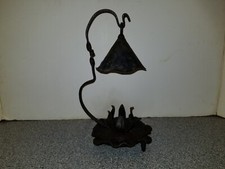 Usado, Castiçal vintage feito à mão de ferro forjado artes e artesanato comprar usado Usado, Castiçal vintage feito à mão de ferro forjado artes e artesanato comprar usado  Enviando para Brazil