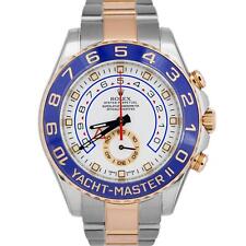 PAPÉIS Rolex Yacht-Master II 44mm MÃOS AZUIS 18K ouro rosa aço 116681 CAIXA comprar usado  Enviando para Brazil