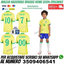 Maglia brasile bambino usato  Poggio Rusco