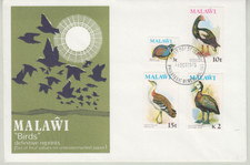 MALAWI 1975 - Birds, FDC - bu 190 na sprzedaż  Wysyłka do Poland