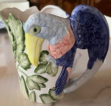 Pichet barbotine toucan d'occasion  Aix-en-Provence-