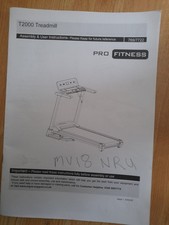 Pro fitness t2000 for sale  CRUMLIN