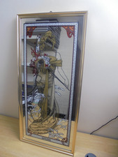 vintage mirror large gold for sale  SITTINGBOURNE