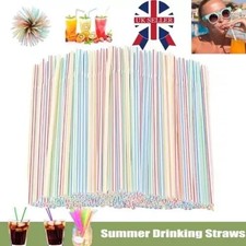 100 straws flexible for sale  LEICESTER