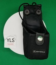 Motorola NTN7247A alça de cinto padrão nylon/semi-couro estojo de transporte com encaixes, usado comprar usado  Enviando para Brazil