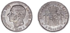 Silver pesetas plata. usato  Spedire a Italy
