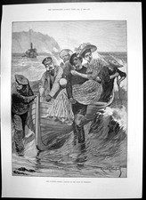Antique print yachting for sale  UK