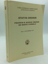 STATUS ORDINIS FRATRUM B. MARIAE VIRGINIS DE MONTE CARMELO - 2011 - Latin, usado comprar usado  Enviando para Brazil