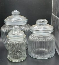 Apothecary ribbed glass for sale  Flagstaff