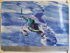 Affiche aviation hélicoptère d'occasion  La Courtine