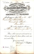 1878 lawrence chapin for sale  Moneta