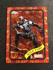 Refrator Nick Fury 2025 Topps Chrome Marvel #193 Homem de Ferro Vermelho e Dourado 044/100 comprar usado  Enviando para Brazil