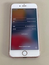 Smartphone Apple iPhone 6s 16GB A1688 ouro rosa desbloqueado bom estado comprar usado  Enviando para Brazil