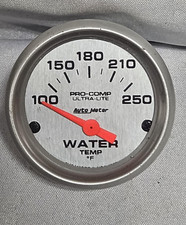 Medidor automático Ultra-Lite Pro-Comp medidor de temperatura da água 2 1/16" 100-250 °F comprar usado  Enviando para Brazil